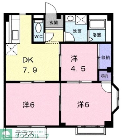 エルディム武田の物件間取画像